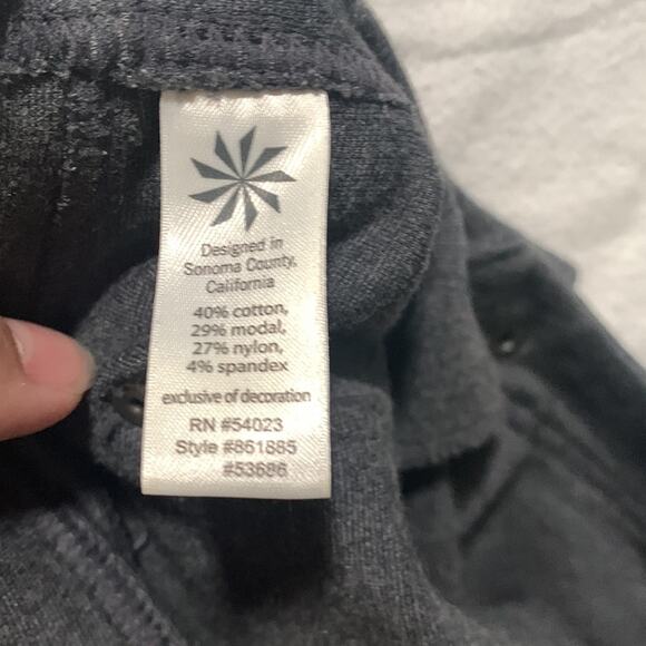 Athleta womens size 6 tall gray cargo relaxed pants skinny khaki - Picture 10 of 11